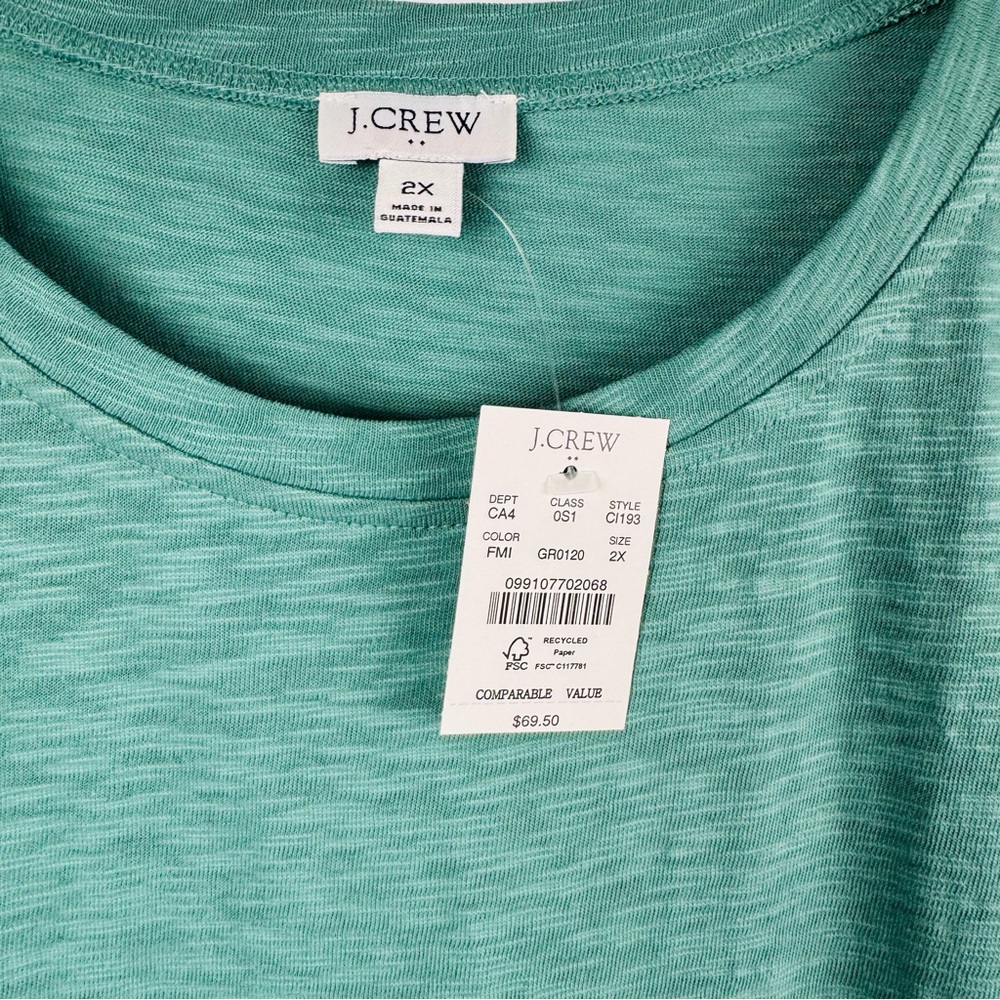 J Crew Tie Waist Mini Dress Green 2X - Picture 10 of 14